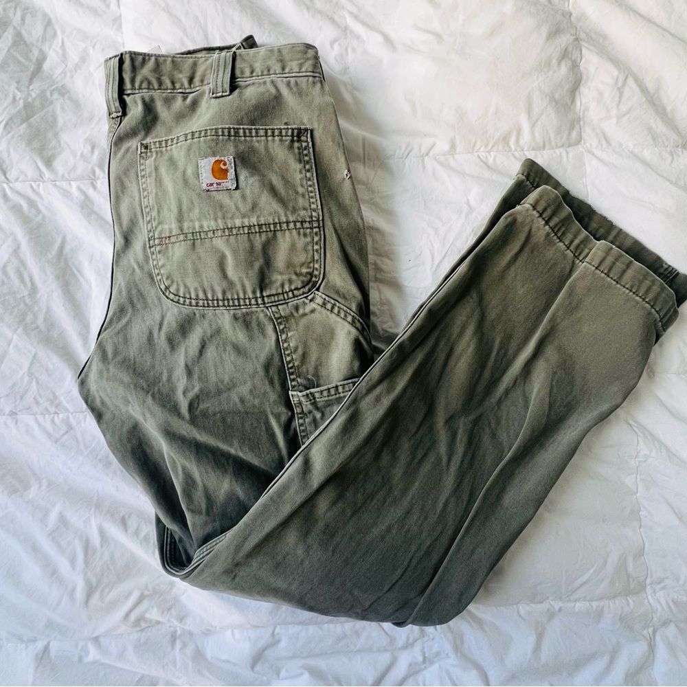 Carhartt Khaki and green cargo pants